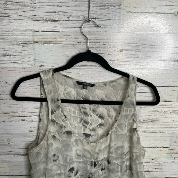 Portmans black gray sheer dress size 12 sleeveless - Picture 10 of 11